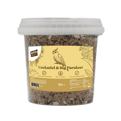 Cockatiel & Big Parakeet Bucket