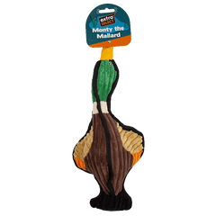 Monty the Mallard Plush Dog Toy - 6 Pack