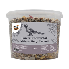 Low Sunflower For African Grey Parrots Bucket