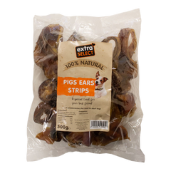 Natural Pig's Ear Strips