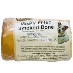 Natural 4" Meat Filled Smoked Bone