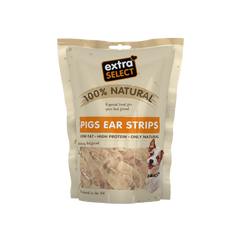 Natural Pig's Ear Strips