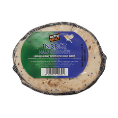 Half Filled Insect Suet Coconuts