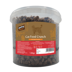 Cat Food Crunch with Beef and Chicken