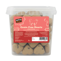 Grain Free Baked Hearts with Turkey & Cranberry