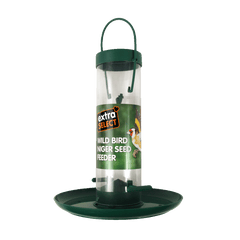 Nyger Seed Feeder With Tray 20cm