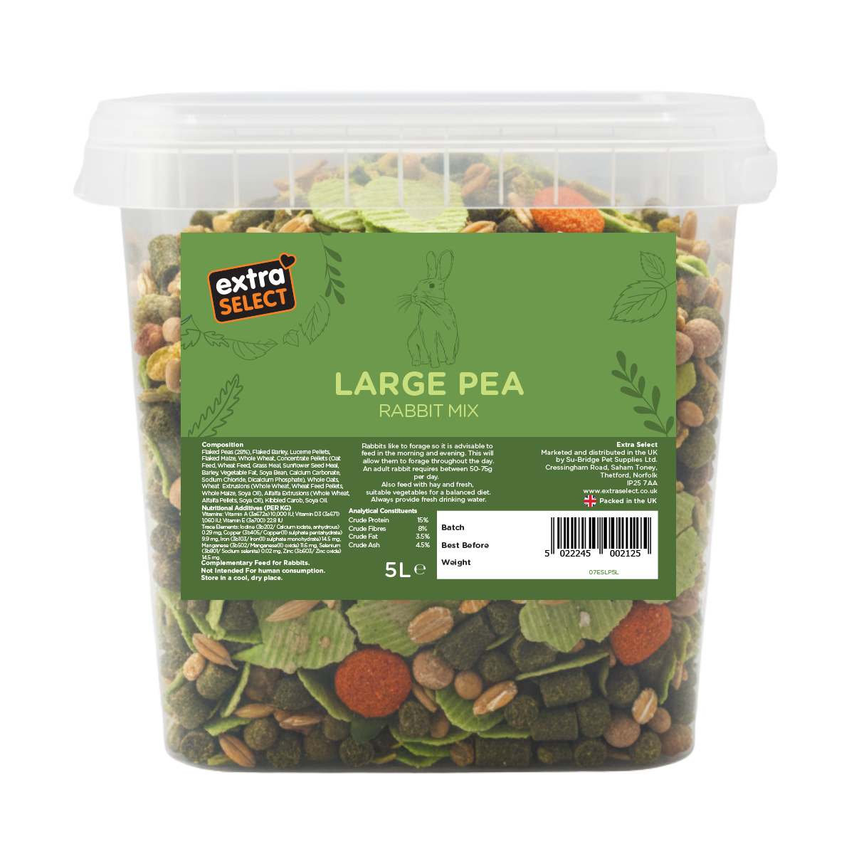 Large Pea Rabbit Mix