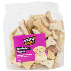 Sandwich Bones Dog Biscuits