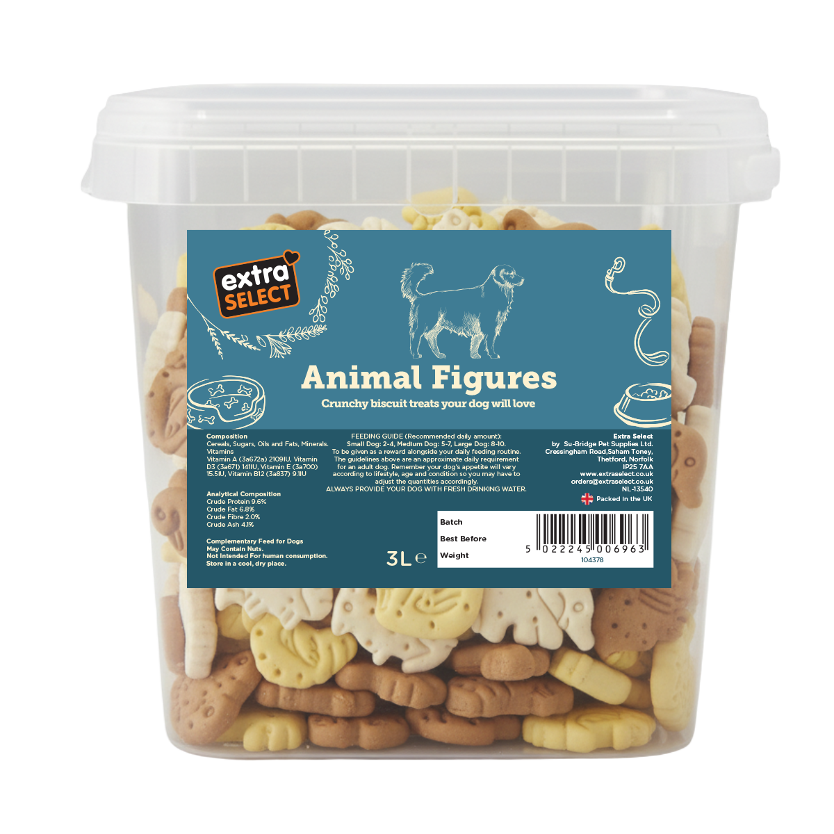 Animal Figures Dog Biscuits