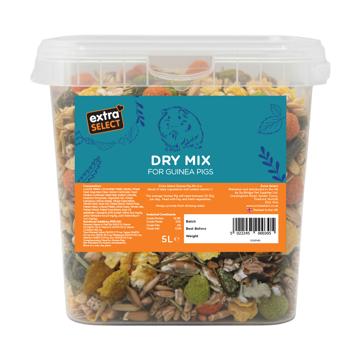 Dry Guinea Pig Mix