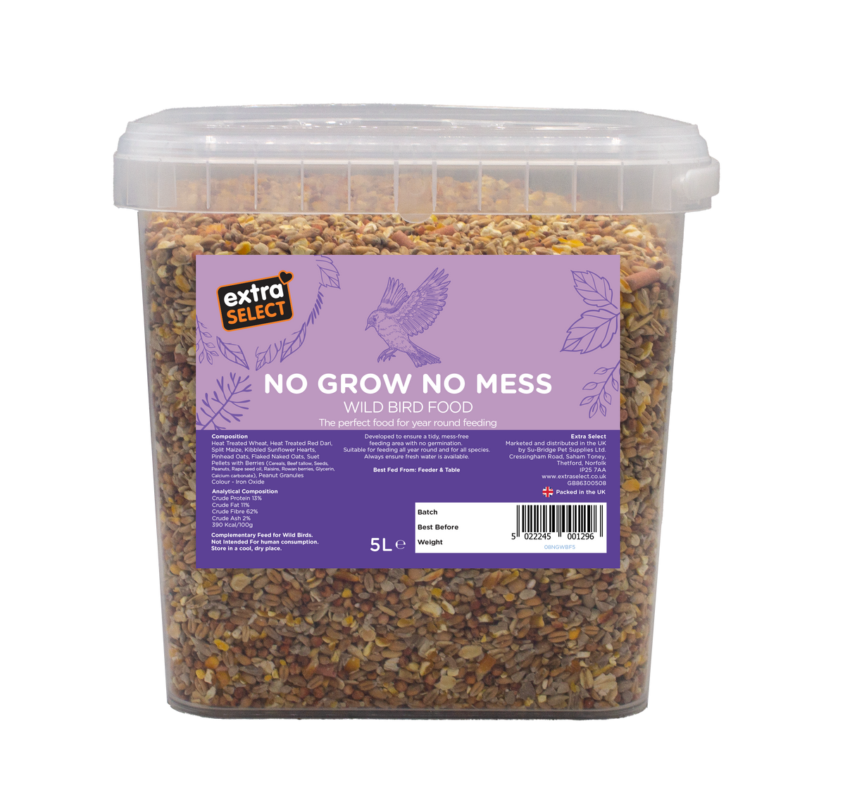 No Grow Wild Bird Food