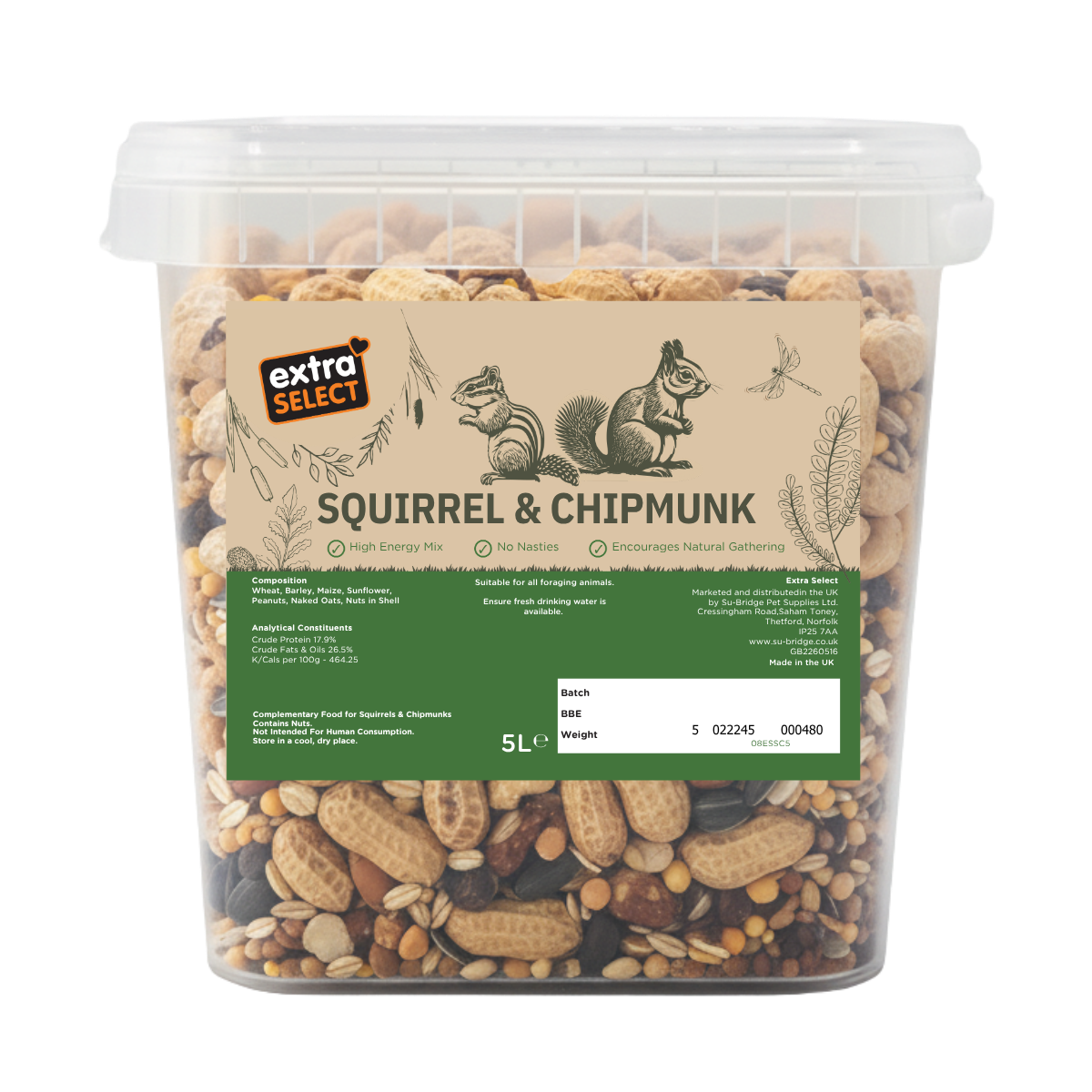 Squirrel & Chipmunk Feed