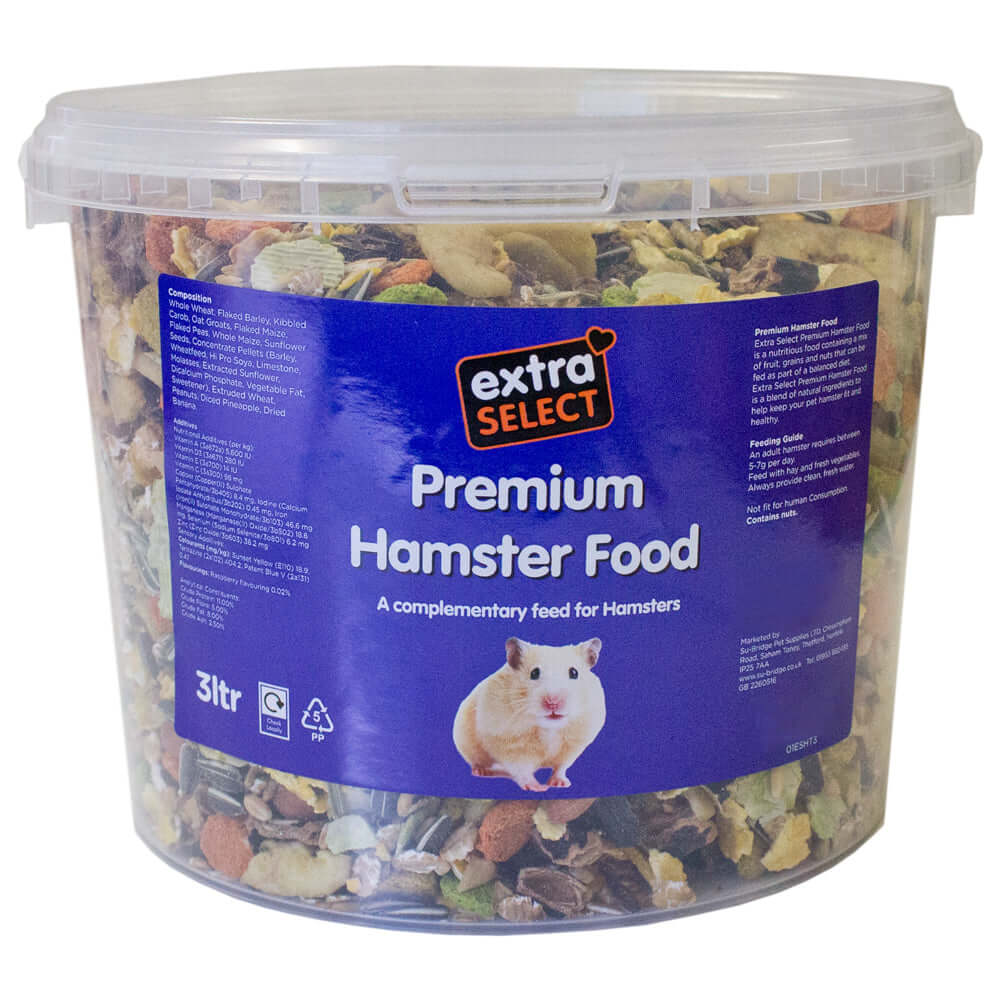 Extra Select Premium Hamster Food Bucket