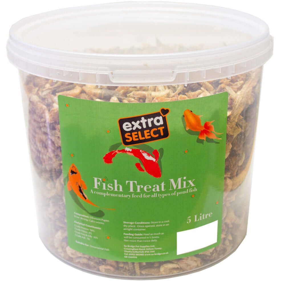 Extra Select Fish Treat Mix Bucket | Fish Food
